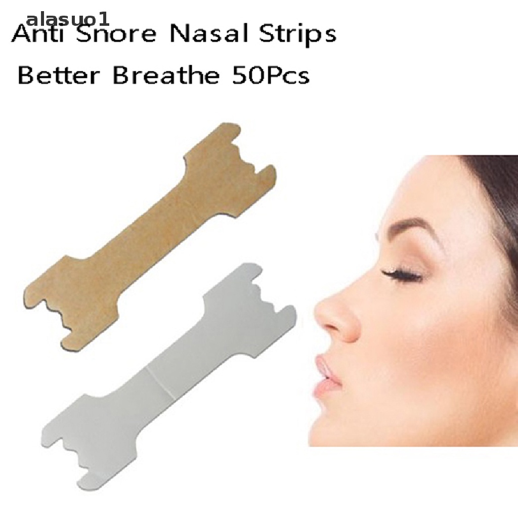 Set 50 Miếng Dán Mũi Chống Ngáy Khi Ngủ Tiện Dụng alasuo1