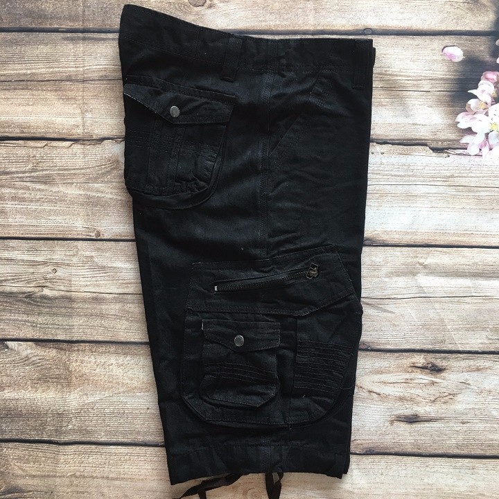 Quần Short Nam Túi Hộp Kaki Cao Cấp Nhiều Màu