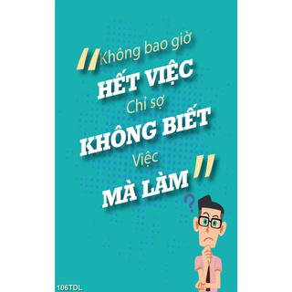 DECAL SLOGAN TRANG TRÍ VĂN PHÒNG SỐ 106