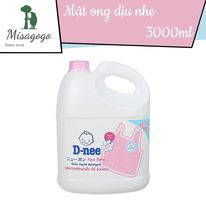 Combo 2 can Nước giặt dnee 🔥XẢ TOÀN SHOP🔥 nước giặt quần áo 3000ml Màu Hồng Chính hãng có tem Đại Thịnh