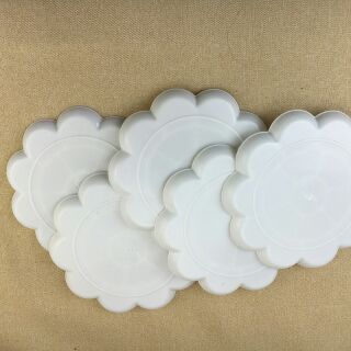 Bộ 5 khay pha màu hoa đào 18cm