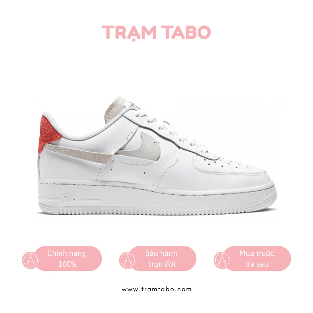 898889-103 - GIÀY NỮ NIKE AIR FORCE 1 LX VANDALISED WHITE/BLUE/RED - MÀU TRẮNG/XANH/ĐỎ