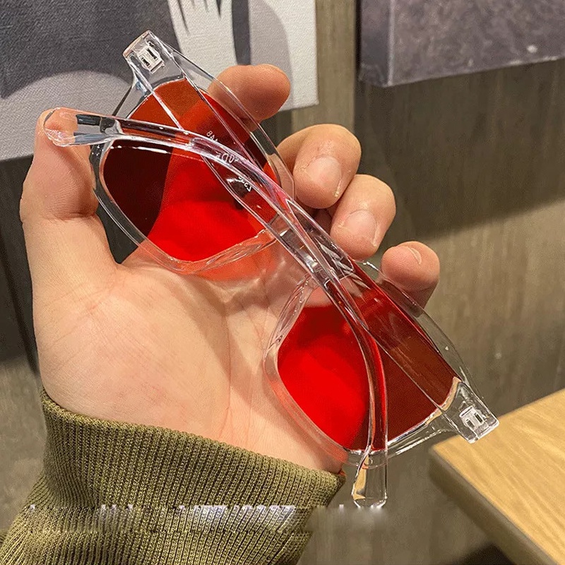 Kính mát nam nữ thời trang EMOJI dáng vuông Unisex chuẩn UV400 phân cực siêu nhẹ bảo vệ mắt và khói bụi đẹp giá rẻ 240