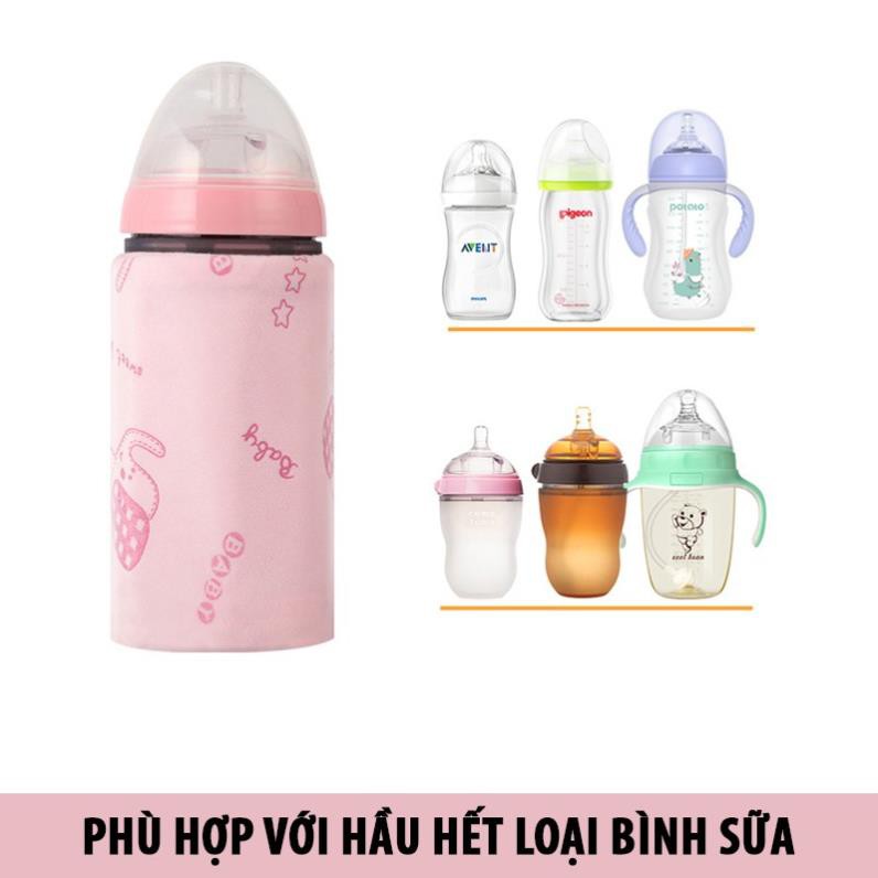 Túi Ủ Bình Sữa SWEETBABY Hàng Xuất THÁI LAN, Nhỏ Gọn, Tiện Lợi, Dùng Cổng USB Phù Hợp Với Tất Cả Bình Sữa