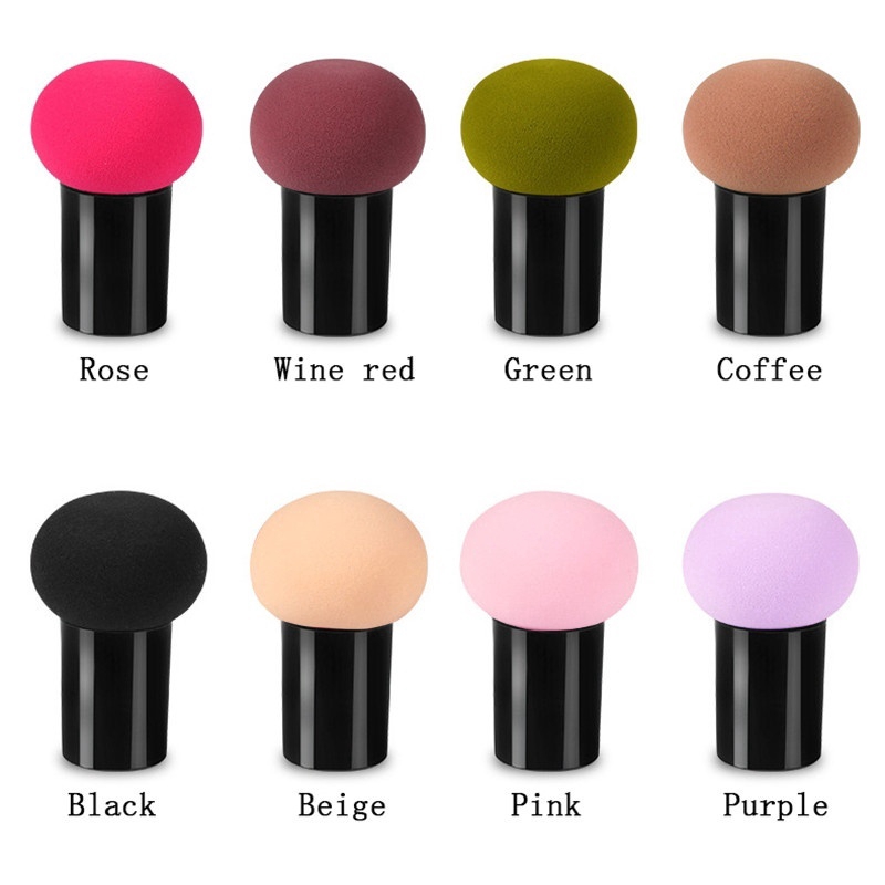 Mút xốp trang điểm tán phấn khô đánh kem nền dạng lỏng thiết kế hình cây nấm