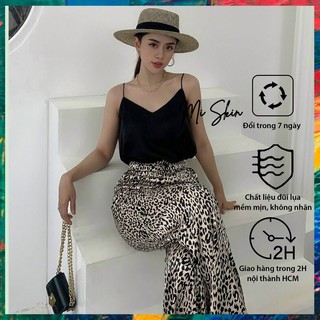 Áo hai dây nữ lụa cao cấp vải trượt hàn mềm,mát, không nhăn, tạo nên style thời trang trẻ trung, năng động