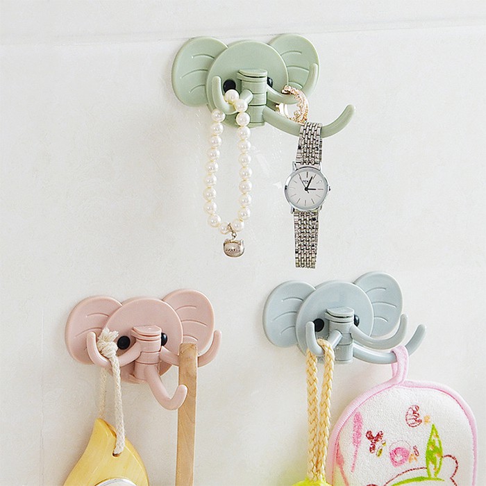 Móc Treo Đồ Đạc Hình Thú Vị 3 Móc Gắn Tường - Decor Trang Trí Nhà Cửa