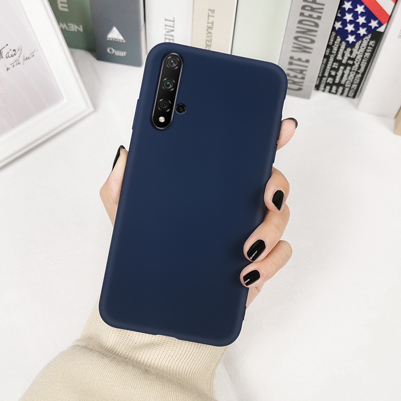Ốp điện thoại màu nhám cho Huawei Y9 Y7 Y6 Pro Prime 2019