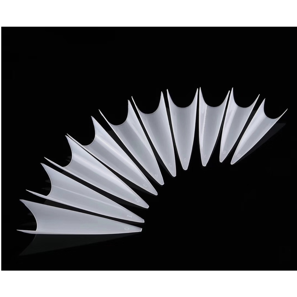 Túi Móng Nối ( Móng Tip ) Form Nhọn Dài Hàn Quốc 500 Móng