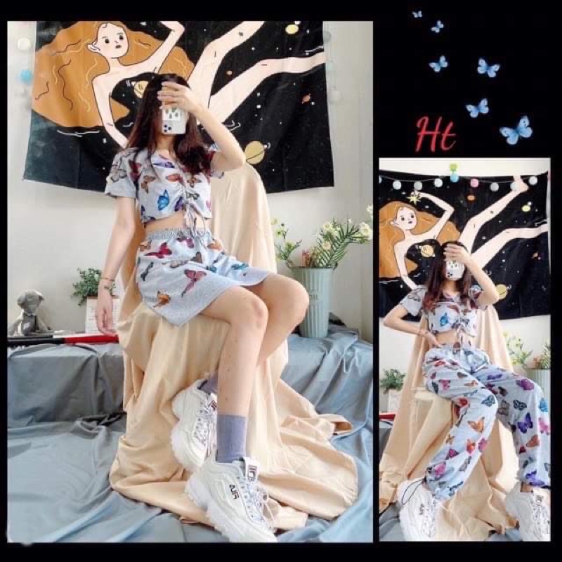 Sét bộ crt 2 kiểu hình bướm H2Q987