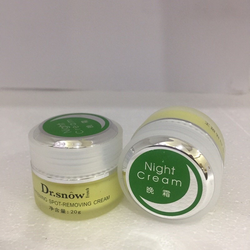 Kem vỗ bong nám Dr snow 1 cặp ngày đêm