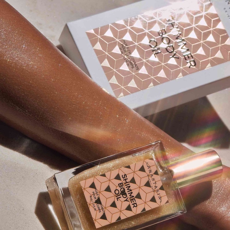 Dầu Anastasia Beverly Hills Shimmer Body Oil và xịt Dewy Set Setting Spray | BigBuy360 - bigbuy360.vn