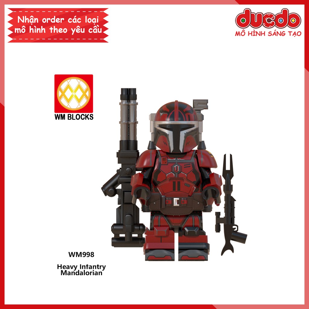 Minifigures các nhân vật trong Star Wars tuyệt đẹp - Đồ chơi Lắp ghép Xếp hình Mini Mô hình WM WM6094