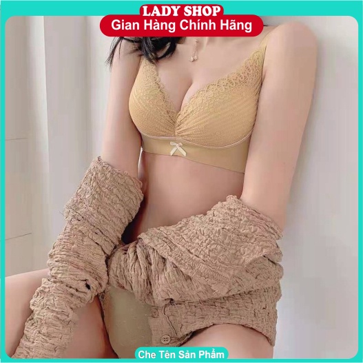 Bộ lót siêu nâng ngực[ KÈM QUÀ TẶNG ]set áo ngực cao su non thông hơi tạo phom đẹp với thiết kế ren trẻ trung | BigBuy360 - bigbuy360.vn