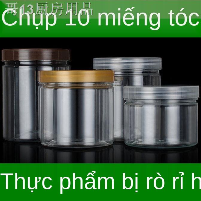 [Bán buôn cấp thực phẩm] Hộp đựng phẩm nhà bếp kín nhựa trong suốt, đồ ăn nhanh, chai