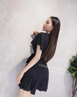 Bigsize Đầm Đũi tay loe thắt eo 60-80kg