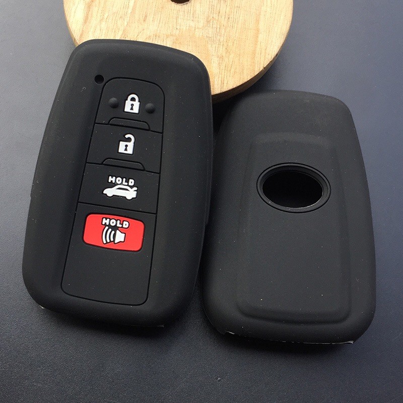 Bao silicone bọc khoá smart key Toyota Camry Corolla Rav4