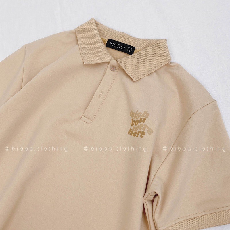 Áo polo WISH YOU WERE HERE | BigBuy360 - bigbuy360.vn
