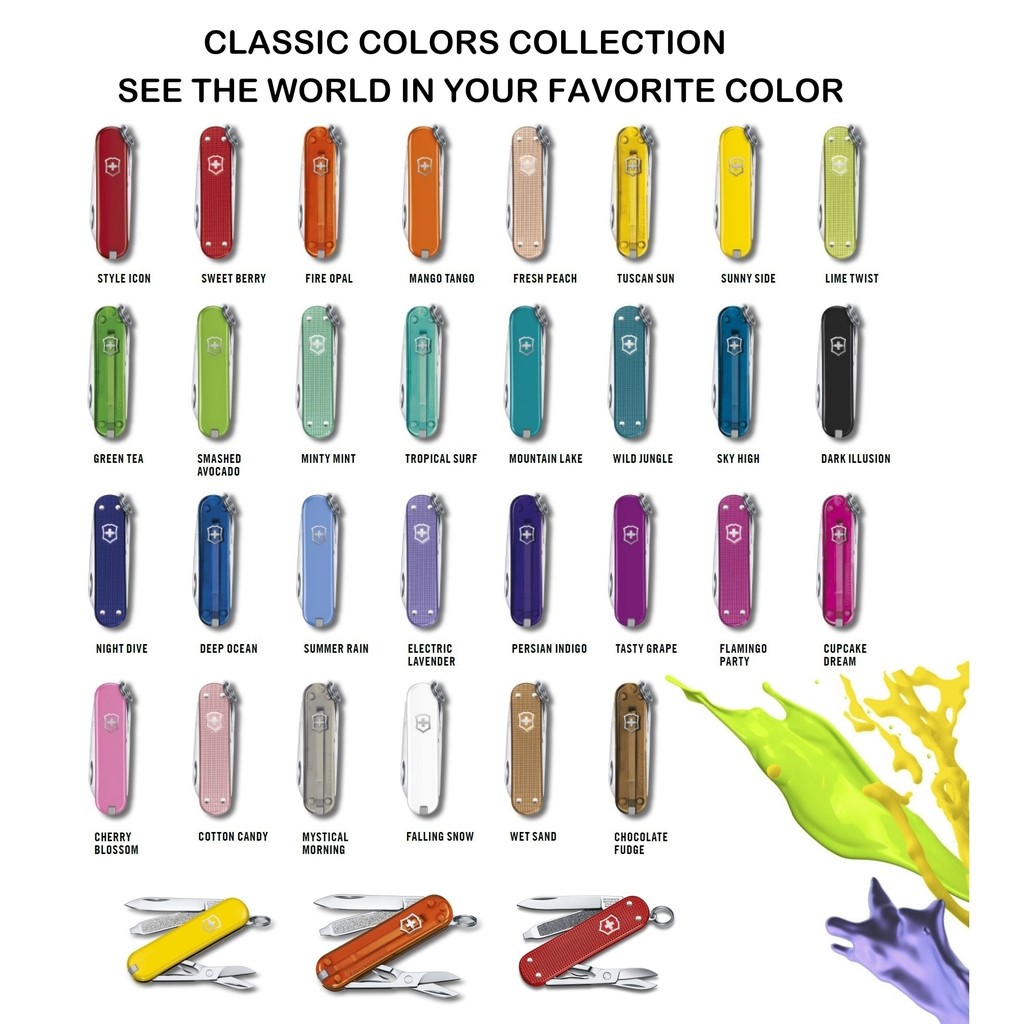 Dao đa năng Victorinox Classic SD COLORS FUNCTIONS