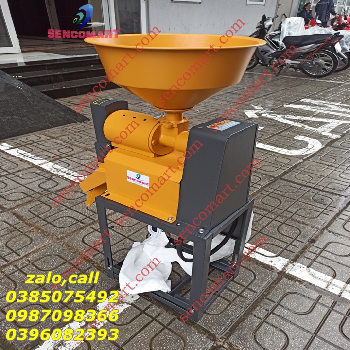 Máy xát gạo mini đa năng tách vỏ đậu,cà phê