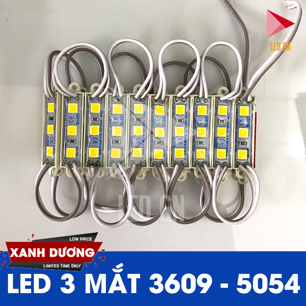 LED Hắt 3 Bóng 3609 - Chip LED 5054 [ VỈ 20 thanh ] 5.0