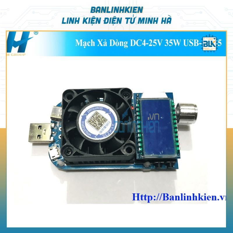 Mạch Xả Dòng DC4-25V 35W USB-KZ35