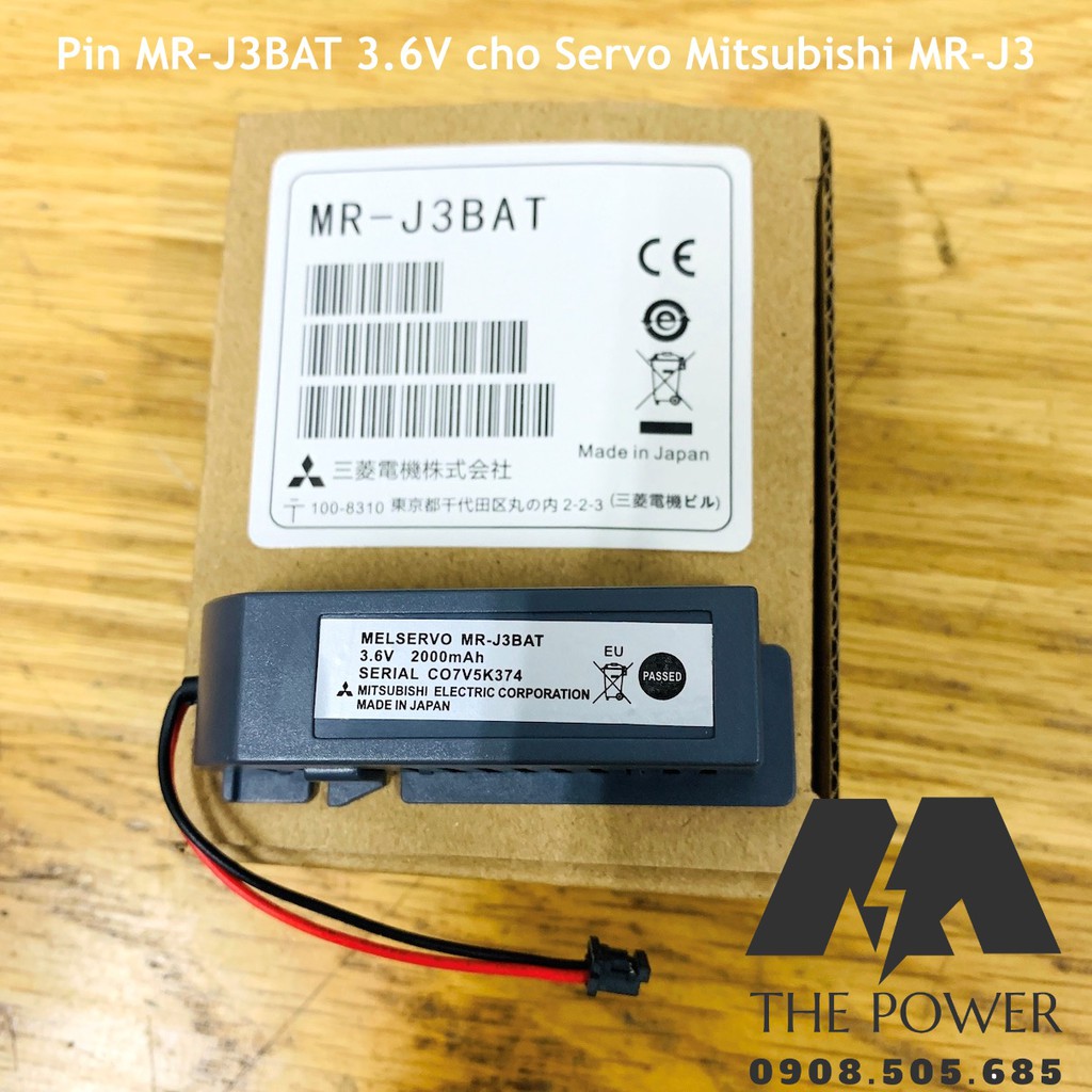 Pin nuôi nguồn MR-J3BAT 3.6V cho Servo Mitsubishi MR-J3