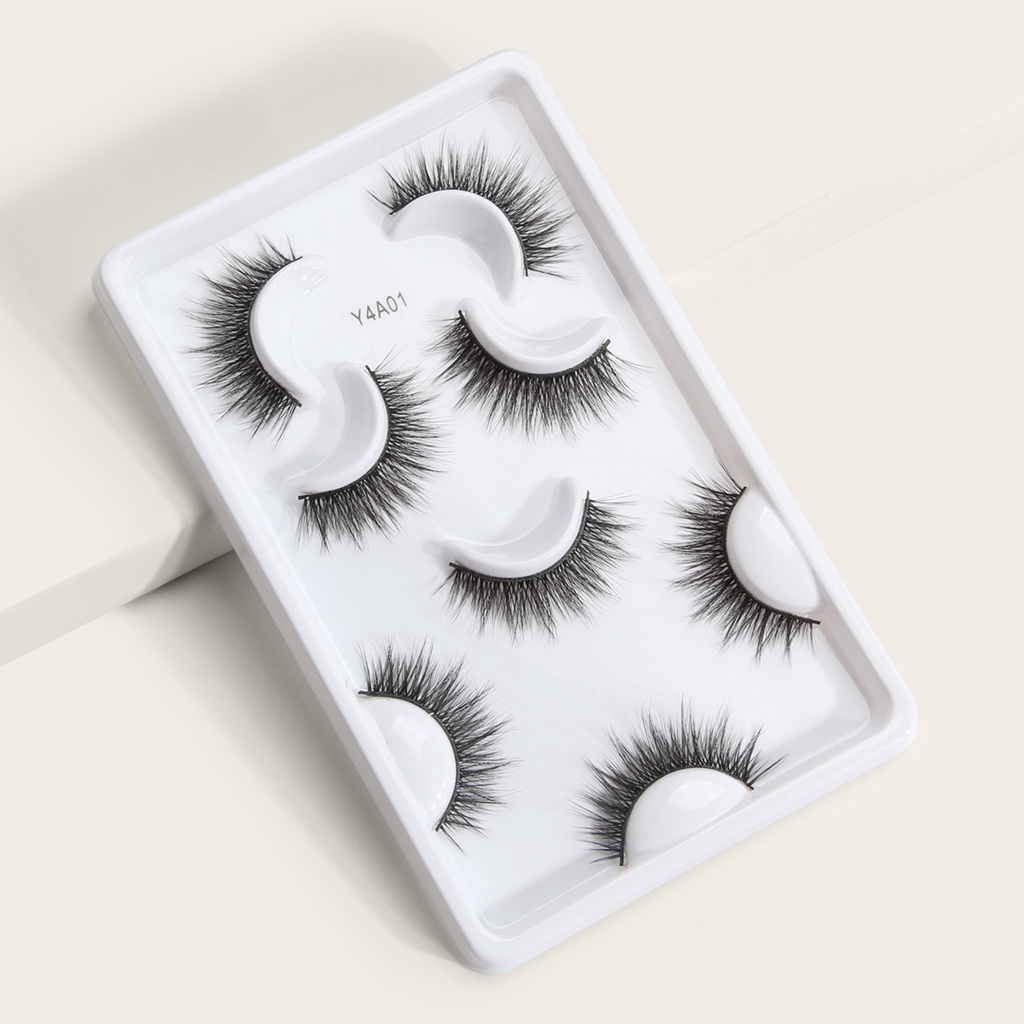 Set 4 cặp lông mi giả MAGEFY cong dày tự nhiên cao cấp
