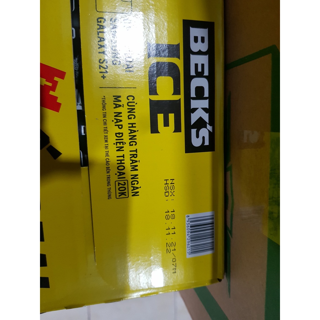 Bia beck's Ice thùng 24 lon 330ml