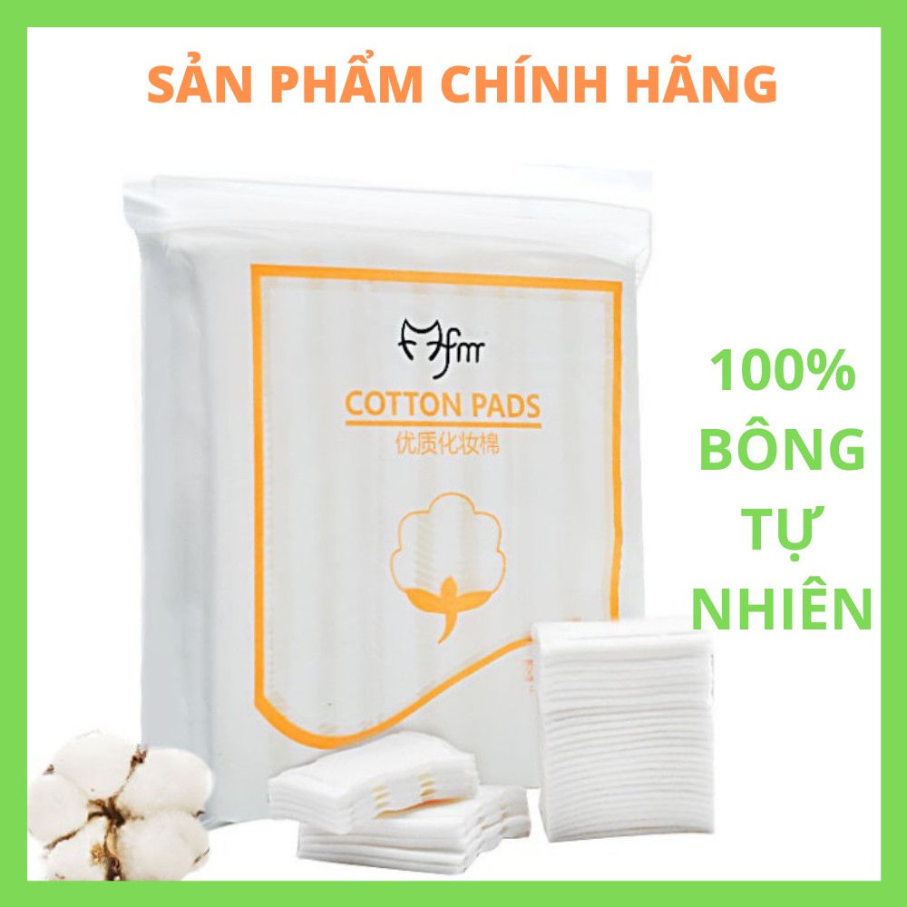 Bông tẩy trang 3 lớp cotton pads 222 miếng