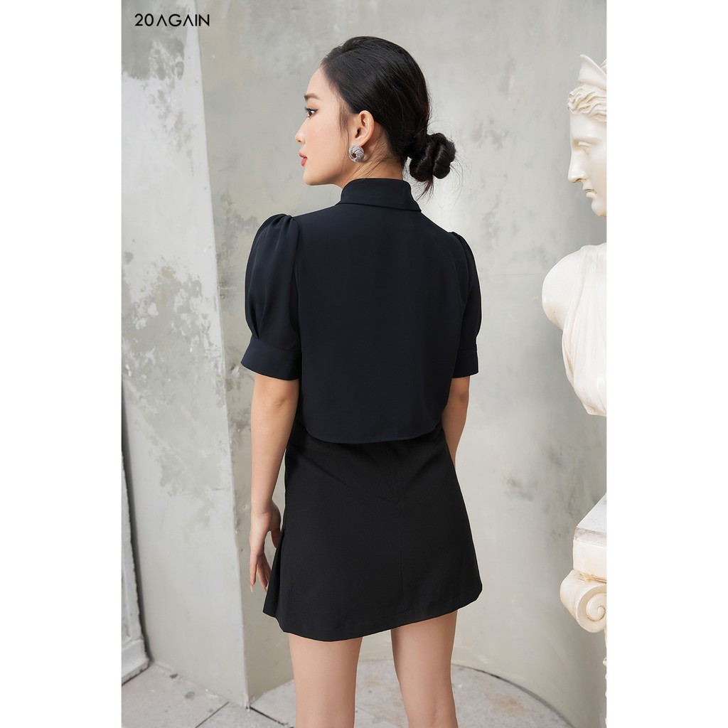 [Mã WABR20AG15 giảm 10% đơn 99K] Chân váy chữ A xoắn tà 1 bên, chân juyp 20AGAIN trẻ trung, năng động JAA0253 | BigBuy360 - bigbuy360.vn