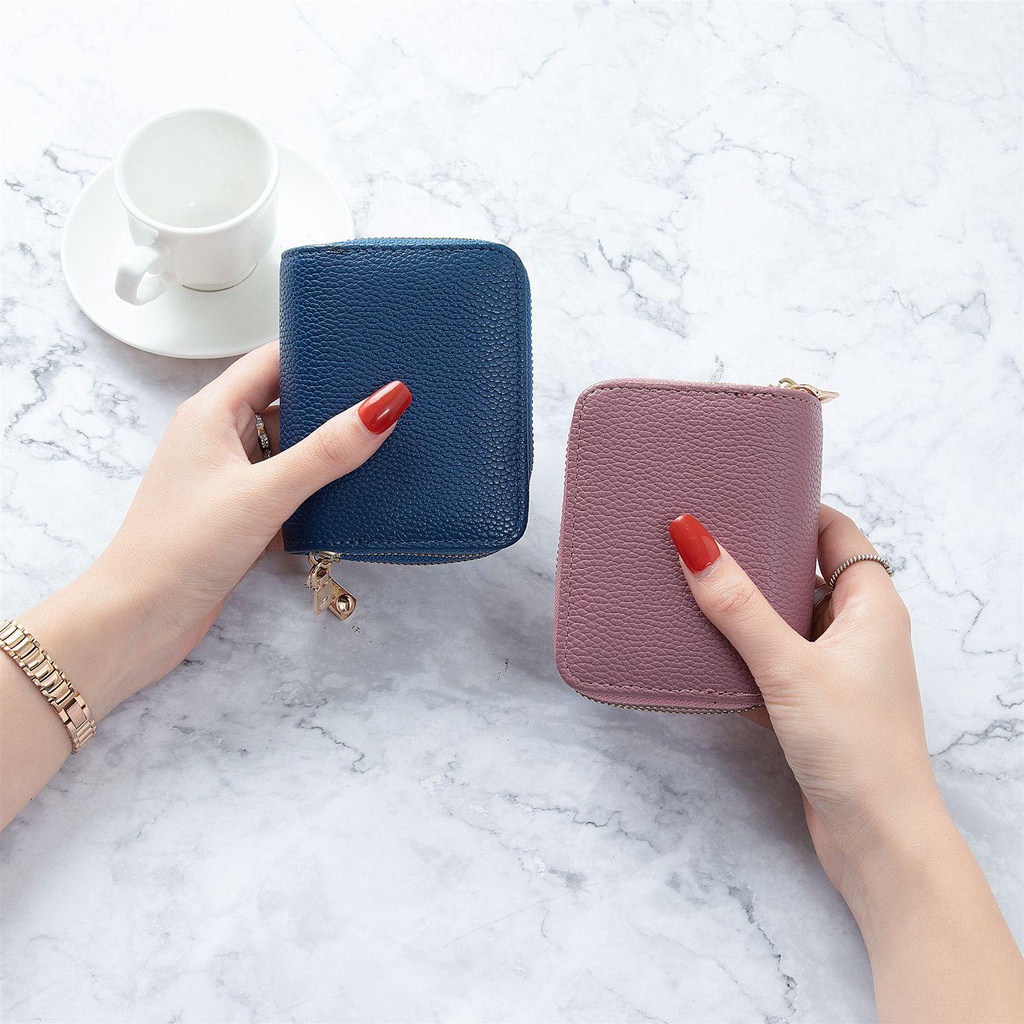 Ví Da PU Đựng Tiền Xu MIHAN1 Thời Trang Dành Cho Nữ Giá Đỡ