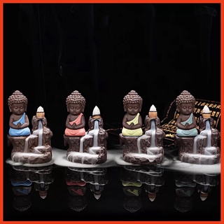 Thác khói đốt trầm hình tượng Phật - an nhiên tự tại