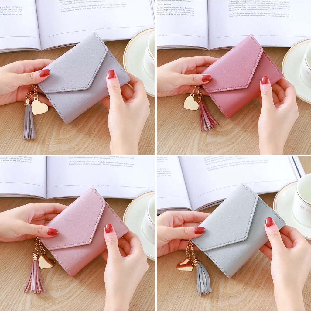 Ví ngắn B1005 nhiều ngăn cao cấp thiết kế đẹp mắt sành điệu cho nữ B1005