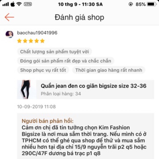 Quần jean đen bigsize co giãn size 38-42 | BigBuy360 - bigbuy360.vn
