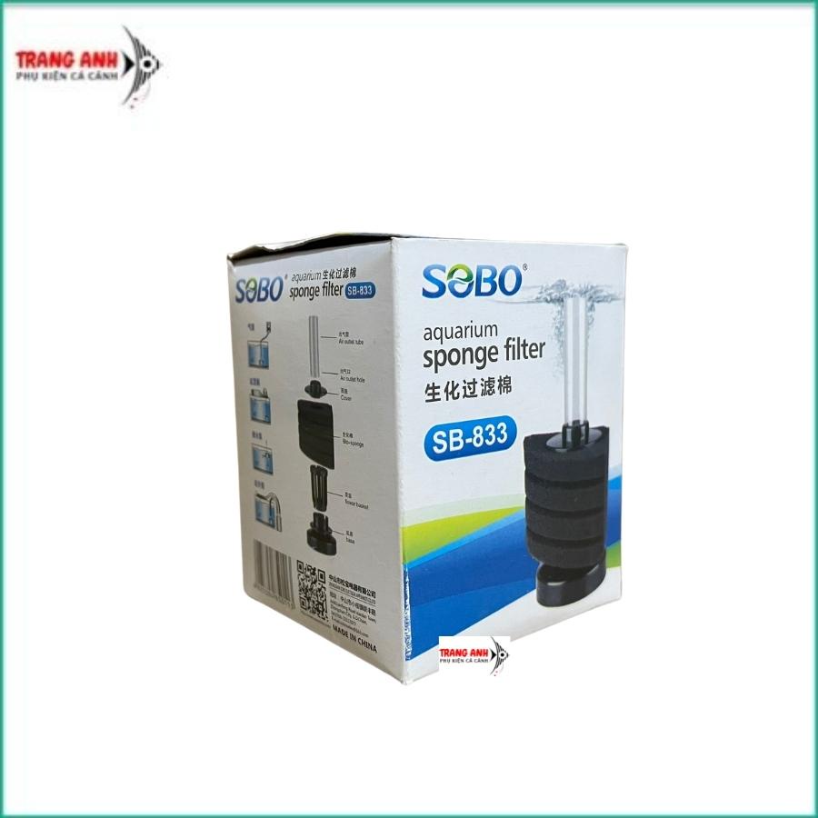 Lọc Vi Sinh Mini Dạng Góc SB-833, Lọc Sủi Vi Sinh Mini Sobo