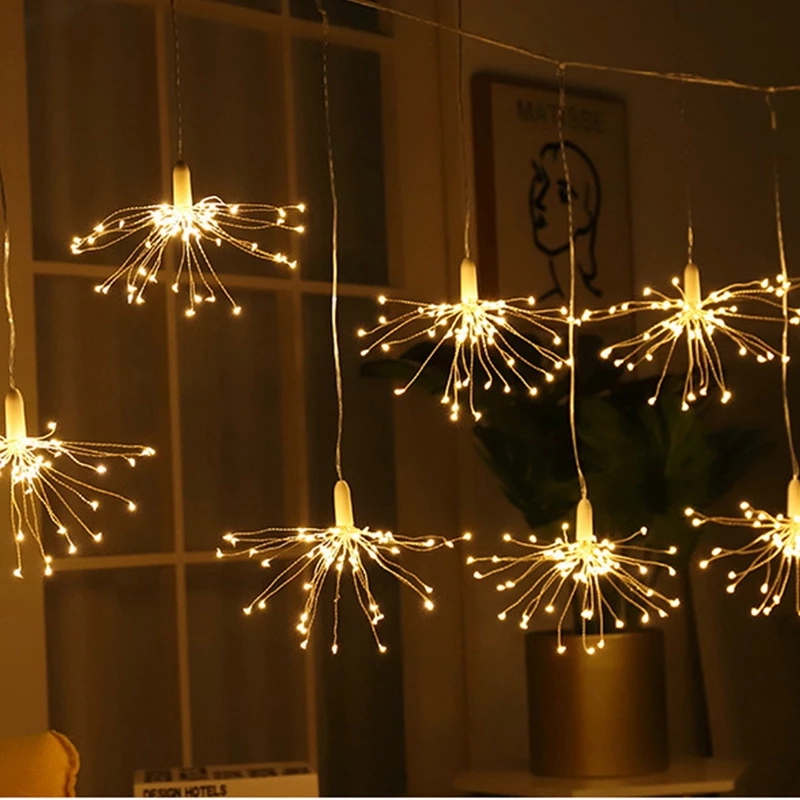 Dây Đèn Led Pháo Hoa Trang Trí Tiệc