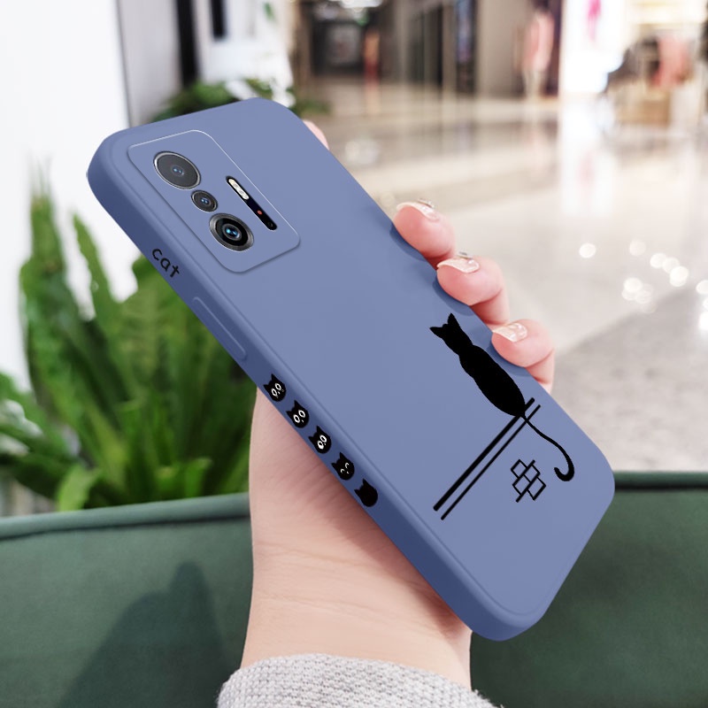 Ốp Điện Thoại Họa Tiết Mèo Dễ Thương Cho xiaomi mi 13t 12t 11t 10t pro lite mi 9t pro