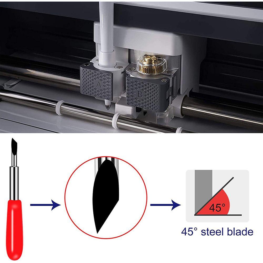 Lưỡi Cắt Cacbua Thiết Kế Đầu Nhọn Thay Thế Chuyên Dụng Cho Máy Cắt Cricut
