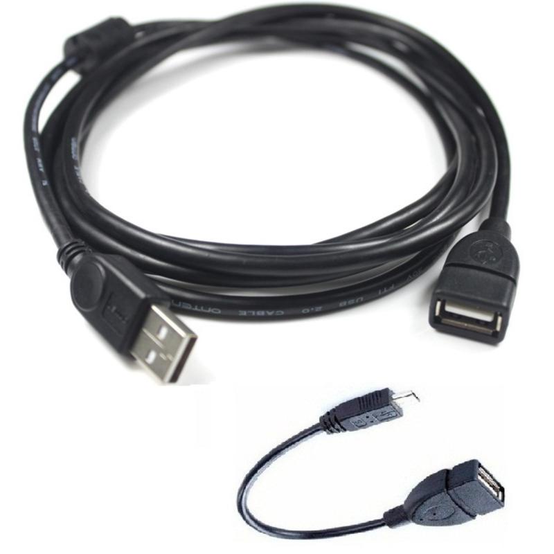 Dây nối dài USB 2.0 Đen dài 1.5M 3M  5M chống nhiễu cực tốt APELE