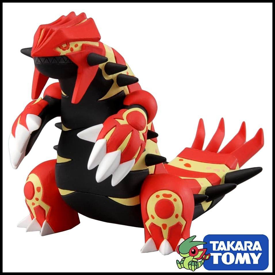 [Hiếm] Mô Hình Pokemon Primal Groudon Nguyên thủy Original Form chính hãng Takara TOMY - Hyper Size - Shop PokeCorner