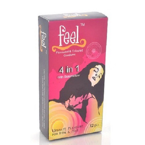 Bao Cao Su Gân gai Kéo dài thời gian 12 chiếc Feel 4 in 1 - Malaysia