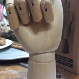 Mô hình bàn tay gỗ 18cm/ 30cm