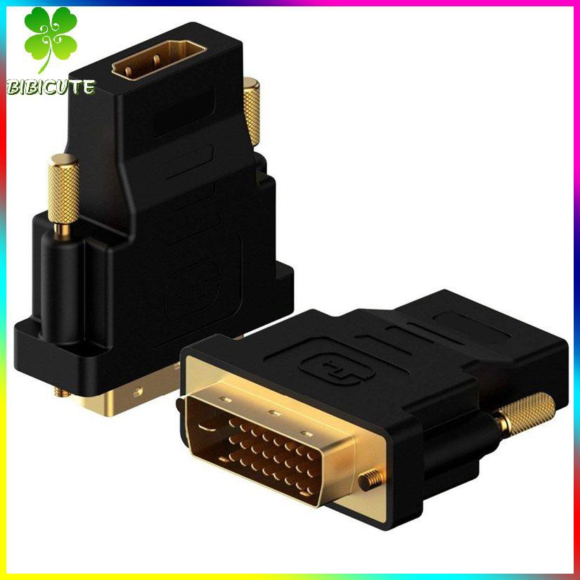 Đầu Chuyển Đổi Dvi Đầu Cắm Sang Cổng Hdmi 24 + 5 Pin Dvi-D