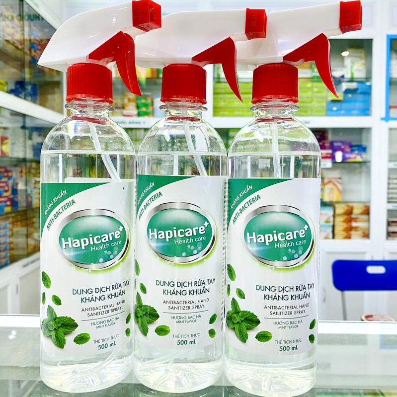 Chai Xịt Khuẩn Hapicare 500ml