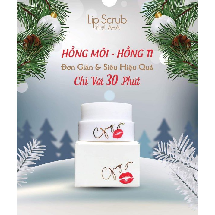 Ủ dưỡng hồng môi nhũ hoa Gong Ju Lip Scrub Aha