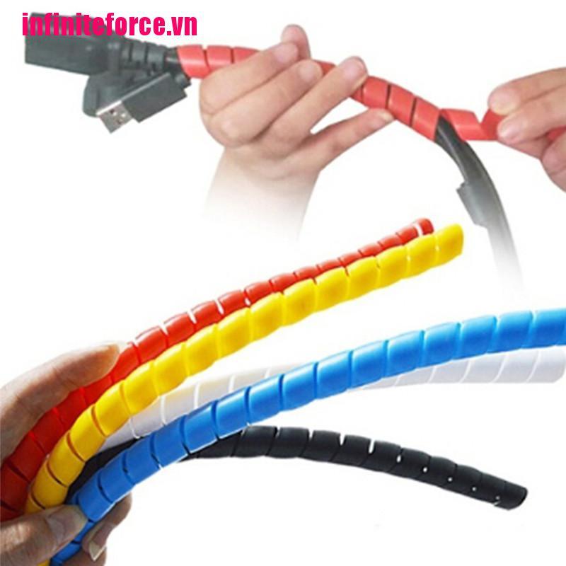 Cuộn Dây Quấn Dây Cáp Nhiều Màu Sắc 1m 10mm / 14mm