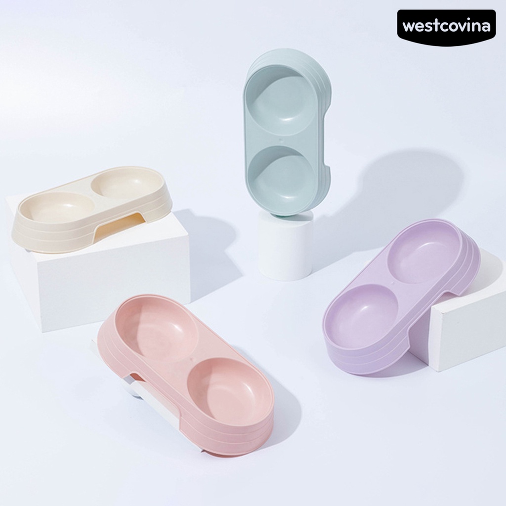 Tô Đựng Thức Ăn Cho Thú Cưng Bằng Nhựa Pp Màu Sắc Đơn Giản