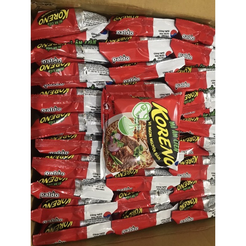 Mỳ Koreno Up 3 Phút Vị Bò Cay 75g chính hãng | BigBuy360 - bigbuy360.vn