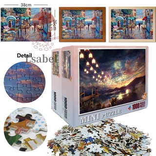 Bộ Tranh Ghép Hình 1000 Pcs Jigsaw Puzzle Tranh Ghép 36*28cm Puzzle Cao Cấp Tranh Xếp Hình 1000 mảnh Puzzle